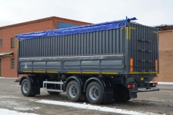 Tipper trailer of Tonar 857971 model with axles of TONAR models: 90422, 90424, 90431