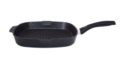 Grill pan square 280x280mm aluminium cast (with non-stick coating) TM Kukmara, with bakelite handle, without cr