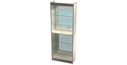 Display case wide 4 panes (backlit) 800x350x2150mm (WxHxH)