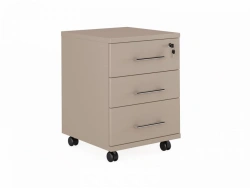 Cabinet with 3 drawers on wheels, art. no. JNO302