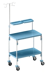 Medical instrumental trolley TI-2-VSh-01-"KRONT" according to TU 9451-005-11769436-2002 in delivery variant TI-2-VSh-01-"KRONT"-