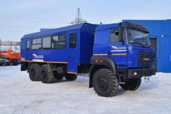 Special bus, shift bus, UZST brand, type UZST07, modification 5861-37 on chassis Ural 55571-82 (CP YaMZ: 0905, 1105, 1