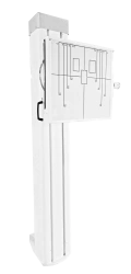 Medical X-ray tripod devices according to TU 9452-005-86112671-2012: Stand of SS images in SS-D version