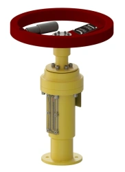Manual actuators RP.R for pipeline valves