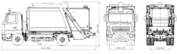 Garbage truck ITM-116MZ