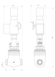 Control valves series S.KR, type S.KRK-PK