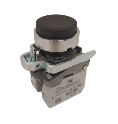 Switch with cylindrical pusher protruding 22mm metal (CME 7C)