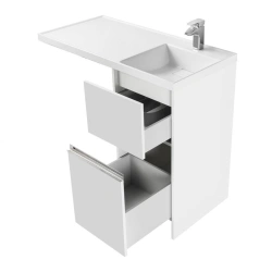 Aquaton sink cabinet Londri 400 white 1A236001LH0101.A236.0.01L.H01.0