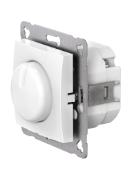 CADUCEUS ALING PRESTIGE Flush-mounted dimmer switch LED 1-100W, 230V~, universal, white, ref. 6