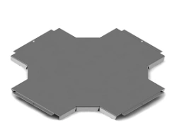 Cross-head tray cover KL 000 X, with overall dimensions from 50 mm to 600 mm, metal thickness from 1.0 mm to 1.5 mm, steel