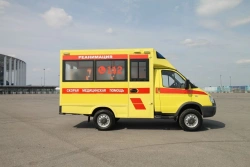Special ambulance, type 2243G, modification 224395, category N1, N1G with diesel engine on base