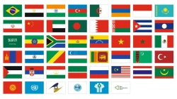 Flags of states. Application method: sublimation printing