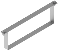 Belt type cover clamp ONL FX 000x00, with overall dimensions from 100x40 mm to 600x200 mm, 1,5 mm thick, hot-dip galvanised stee