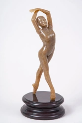Stone-cutting piece "Grazia" (honey jade)