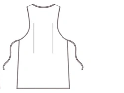 Articles of nonwoven material disposable according to TU 13.95.10-002-67798088-2020: apron
