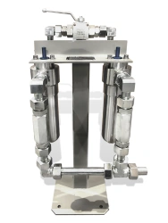 Hydraulic double-chamber filter AFHD 250.25G.2.DN25.250CM