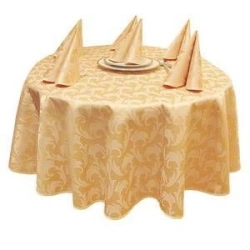 Textile tablecloths of decorative fabrics