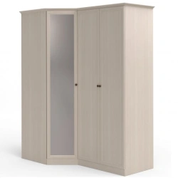 "Camilla" FU5-01.T8L, Corner cupboard (corner with mirror +2 doors) from the set of modular furniture "Camilla".
