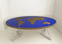 Oval table