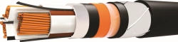 Power cables, not spreading combustion, with low smoke and gas emission, armoured PvBShvng(A)-LS for rated voltage