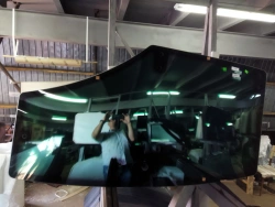 Safety glass tempered 310-67.08.014A door left side
