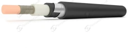 Power cables, not spreading combustion, with insulation made of silanol cross-linked halogen-free composition and sheath made of