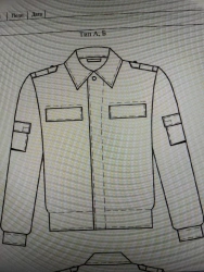 Summer suit for officers of the internal affairs bodies of the Russian Federation participating in peacekeeping missions
