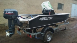 Motorboat BESTER-450" aluminium all-welded motorboat