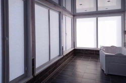 Roller blinds of "Luxe" system
