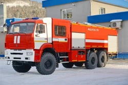 Fire tanker truck ??-9,0-?, type 58811K65222, modification 58816K, on chassis KAMAZ-65222-53, 65222-54.