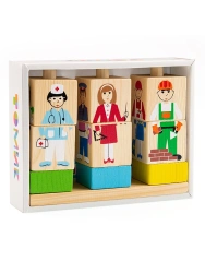 Cubes on a stick "Professions" (10 pieces), Item No. 4545-5