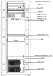 Computing cluster CCC 3AQU-76.8HUA-3HUA-APC-1