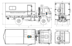 Emergency rescue trucks mod. 4795K1, 4795K4 without CMU on the basis of KAMAZ chassis mod. 43502-D5