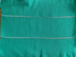 Knitted fabric for collars stretchy 95% cotton, 5% lycra