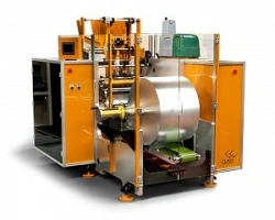 Automatic rewinding machine for rewinding foil, baking paper and food film ALF-506