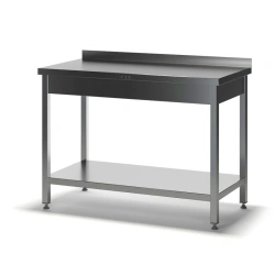 Cutting table SRP-2 (with side) made of stainless steel