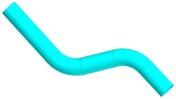 Inlet pipe 1201UR1XGW01A / 11.71.077.700.006