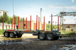Trailer SAV 83434C1...C6 (suspension: spring, service braking system with EBS), with sliding or non-sliding cones.