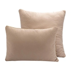 Pillows of cotton fabrics of top with filling of synthetic fibres