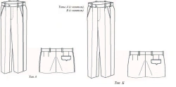 Woollen trousers