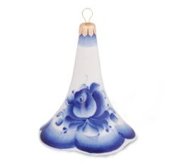 Christmas Tree Bell Toy N2 porcelain 82x82x112MM