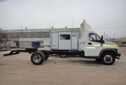 Trucks with diesel engine type 47122, modifications 47122M on the basis of GAZ C42R33 chassis