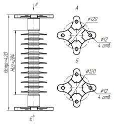 Insulator OSC 8-20-K071-4 UHL1