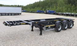 Three-axle container semitrailer, modification 871554