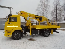 Self-propelled self-propelled boom platform truck lift, (SAR truck lift) model 5908HA