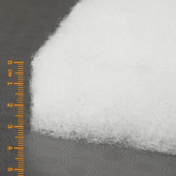 Nonwoven bulk thermally cross-linked nonwoven fabrics of "VOLUMETRIC Hollofiber" brand.