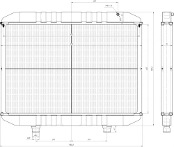 Water radiator 100.02.410-32