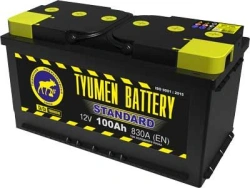 Accumulator lead starter battery TYUMEN BATTERY 6ST-100LR STANDARD
