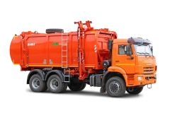Garbage truck KO-440-6, type KO-440-6, base chassis: KAMAZ-65111-50, environmental class 5
