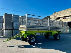 Tractor tipping trailer type: 2PTS